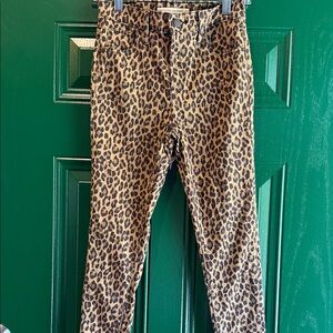 Signature by Levi Strauss Leopard Print Skinny Jeans